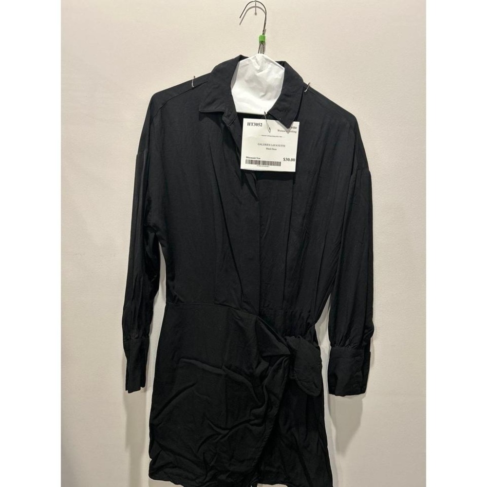 Galeries LaFayette Black Dress 0 Petite - Picture 2 of 5